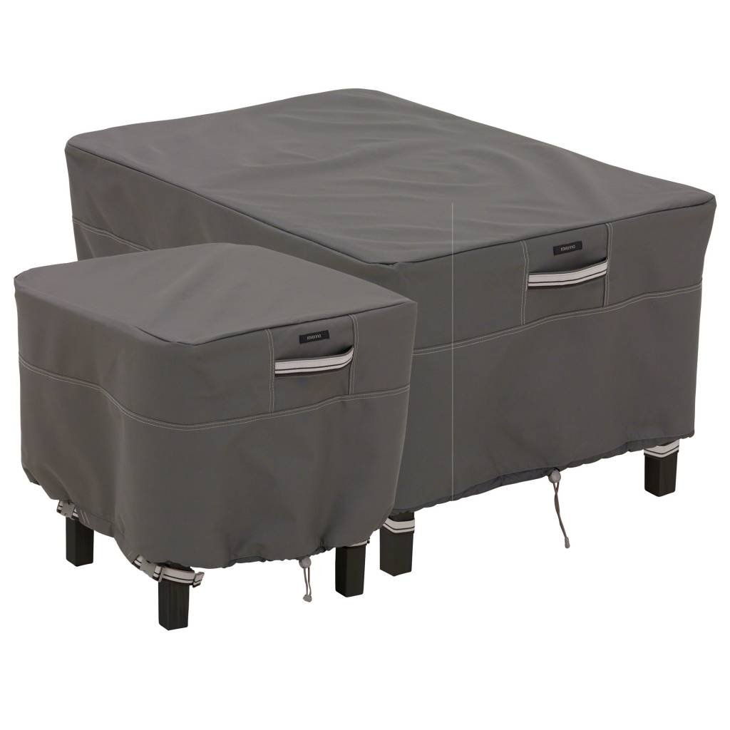 Hoes voor footstool 53 x 53 H: 43 cm