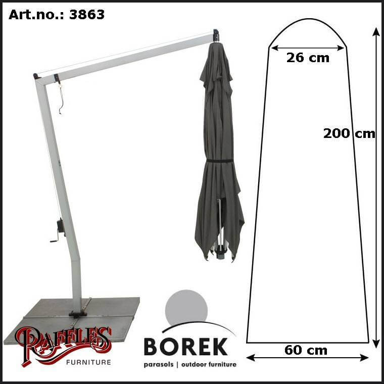 Hoes voor hangende parasol H: 200 cm