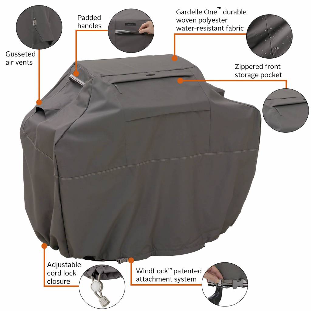 55-850-025101-bbq-cover-hoes-diverse-extra-s-gadge Hoes voor kleine gas BBQ 111 x 55 H: 111 cm