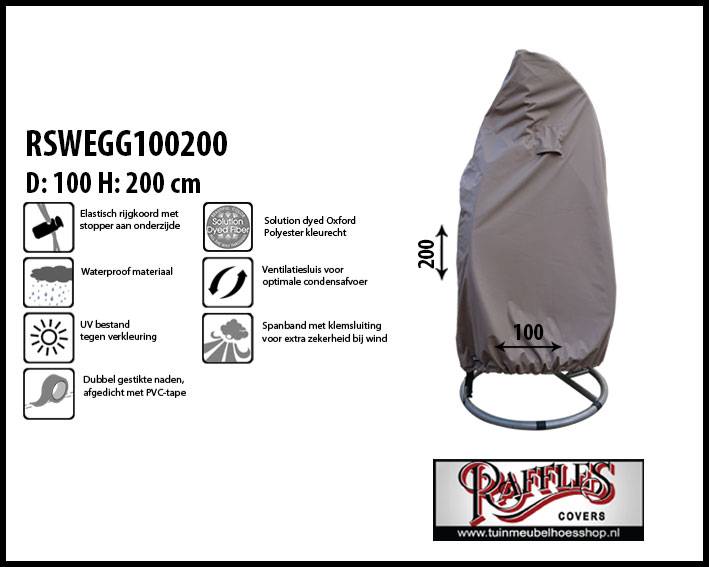 rswegg200100-swing-egg-hoes-hang-stoel-cover-ei-pa Hoes voor hangstoel Ø: 100 H: 200 cm