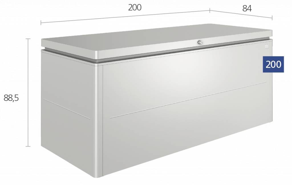 csm-lb200-skizze-60bd2d1a51 Grote kist voor loungekussens 200 x 85 H: 90 cm