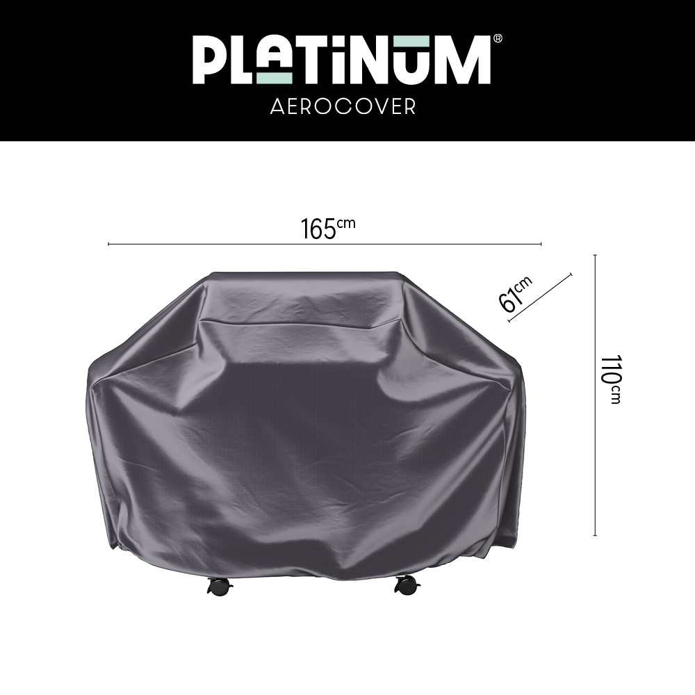 Hoes voor barbecue 165 x 61 H: 110 cm Hoes voor barbecue 165 x 61 H: 110 cm