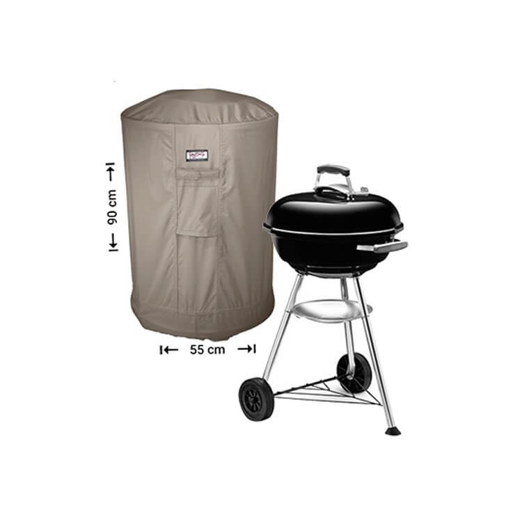RBBQ55R-1eW4Oq5zWIPVxv Ronde barbecue afdekhoes Ø: 55 cm & H: 90 cm