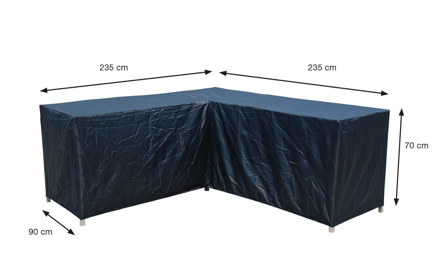 70840_MatenFhxcyBJzfHTis Hoes voor hoekbank 235 x 235 x 90 H: 70 cm