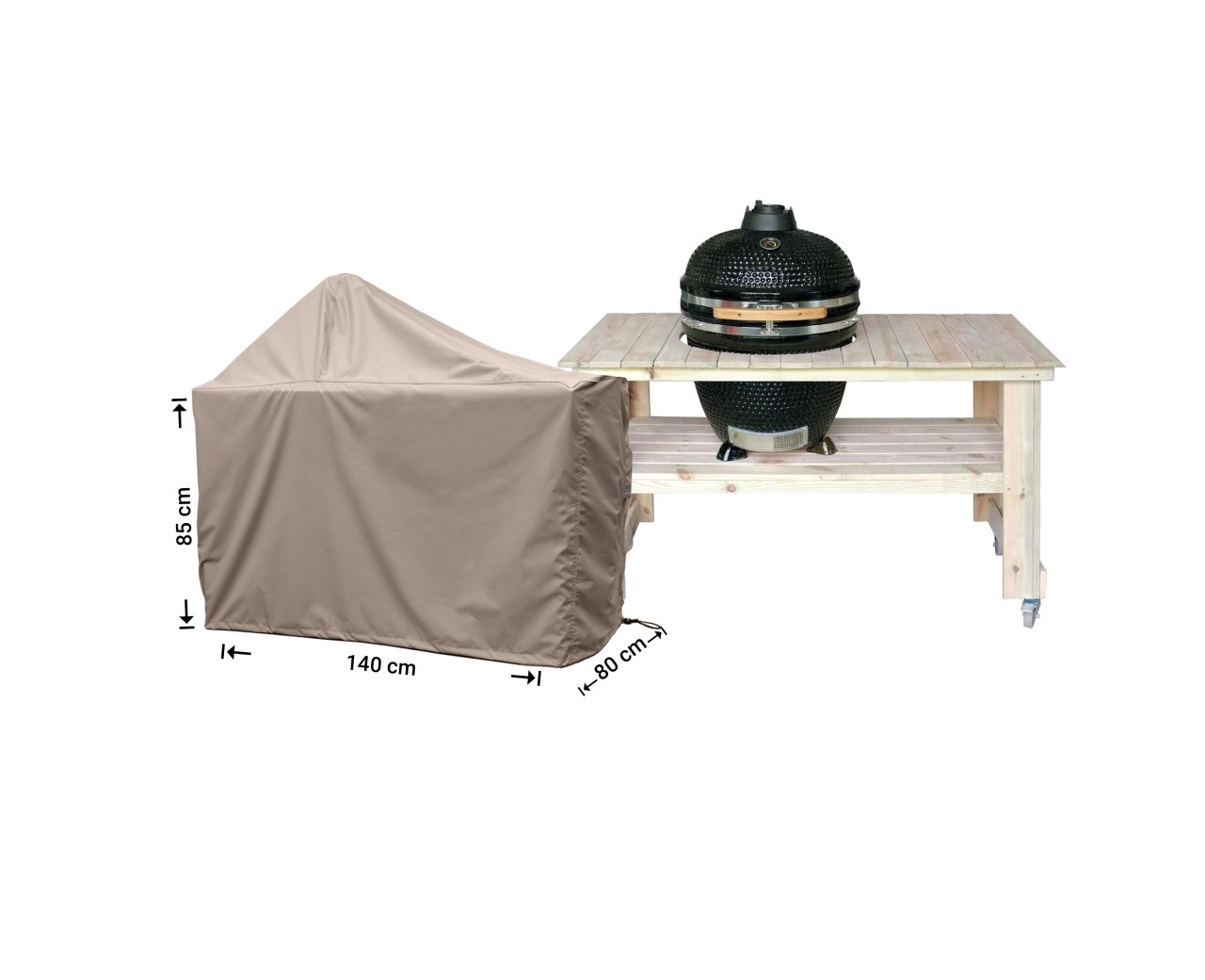 Raffles Covers Big Green Egg kamado hoes met tafel