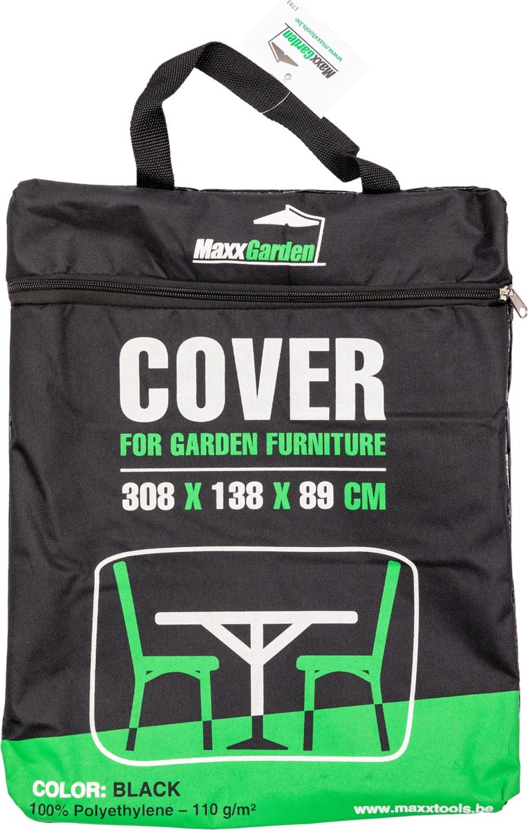 Beschermhoes tuinset 308 x 138 H: 89 cm Beschermhoes tuinset 308 x 138 H: 89 cm