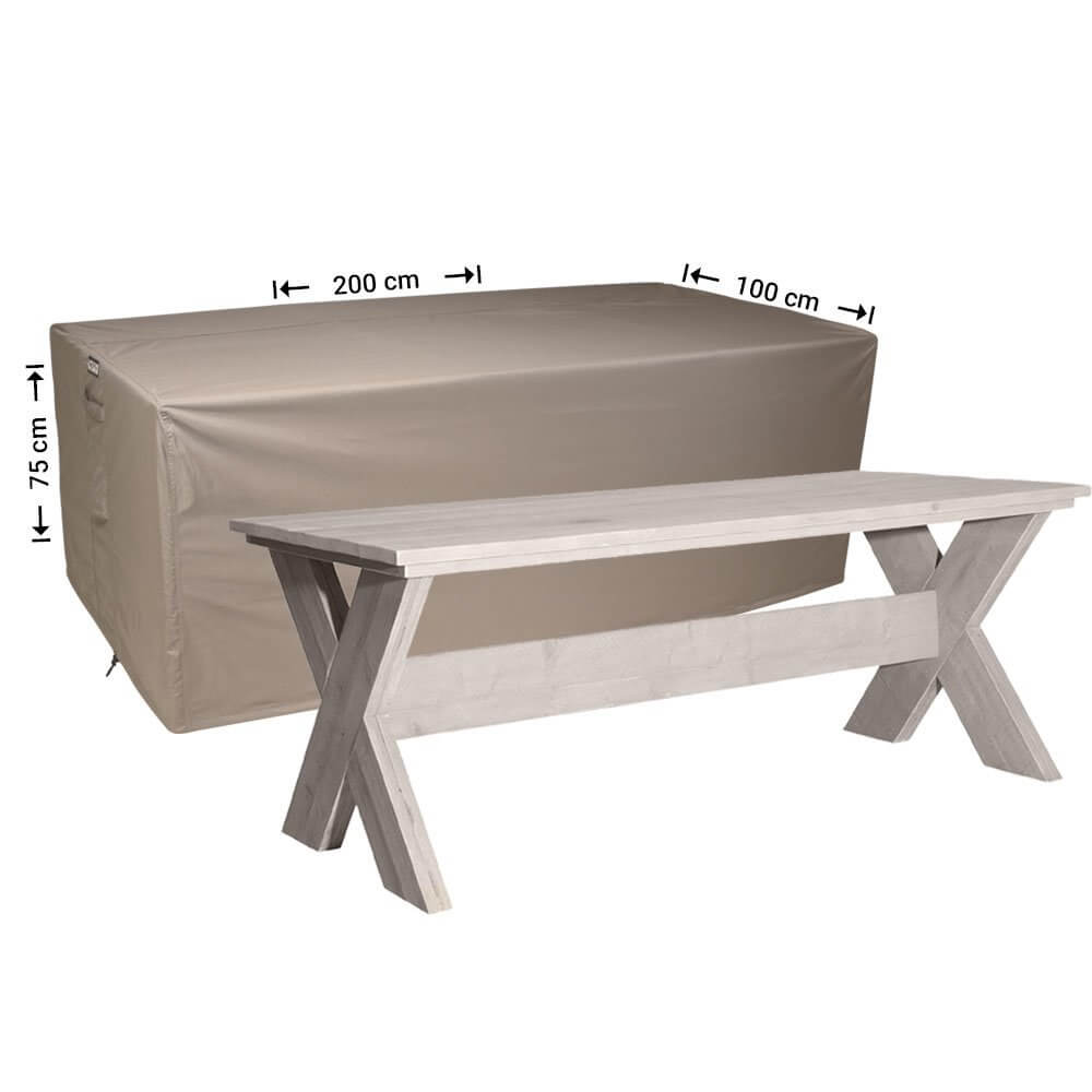 rt200-completeb99160c760Jtu Tuintafel hoes 200 x 100 H: 75 cm