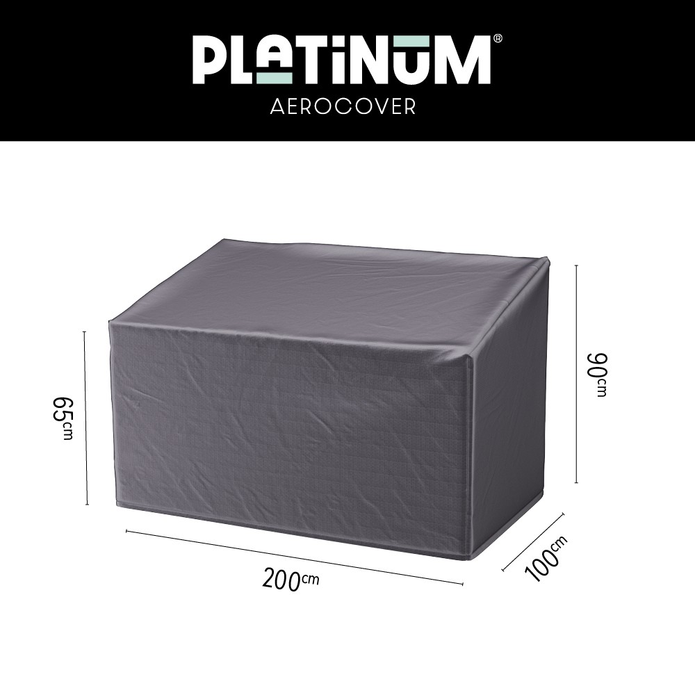 Loungebank afdekhoes 200 x 100 H: 65/90 cm Loungebank afdekhoes 200 x 100 H: 65/90 cm