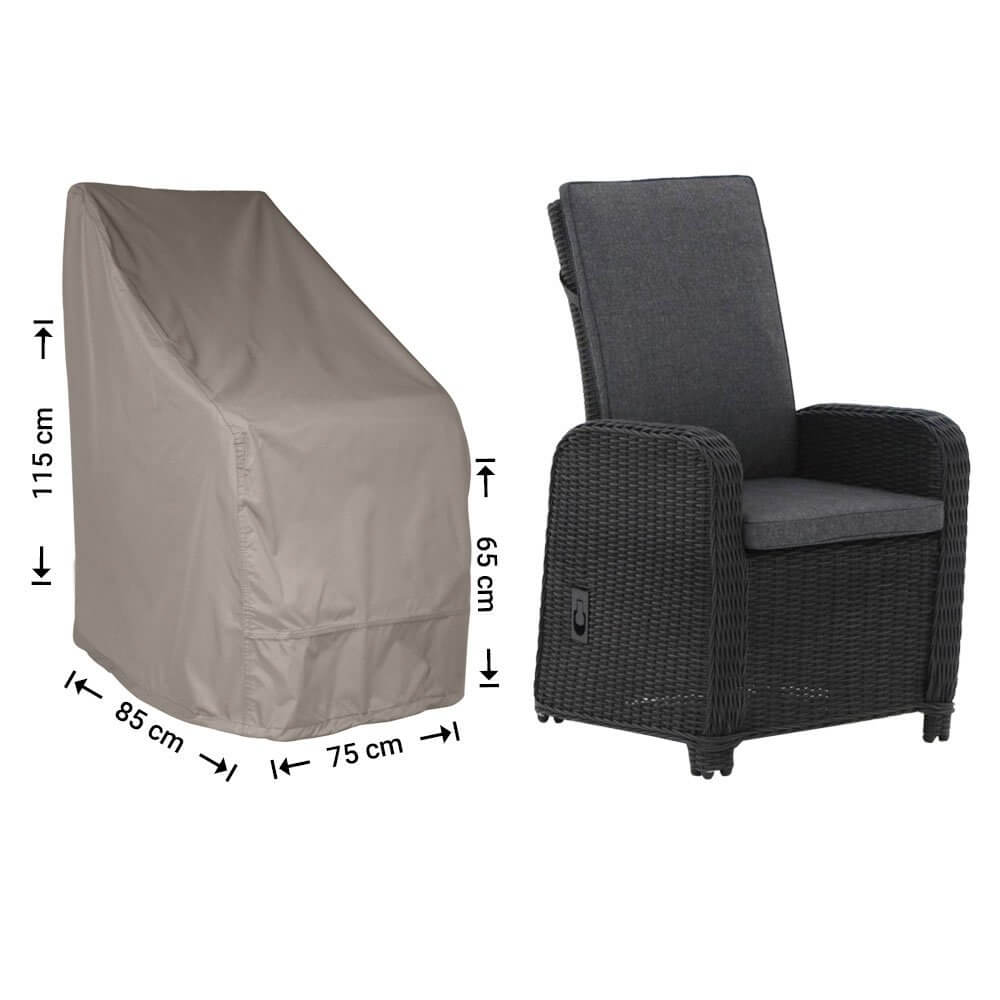radjc85-completeH7u57GtXufrPL Hoge lounge chair hoes 85 x 75 H: 115/65 cm