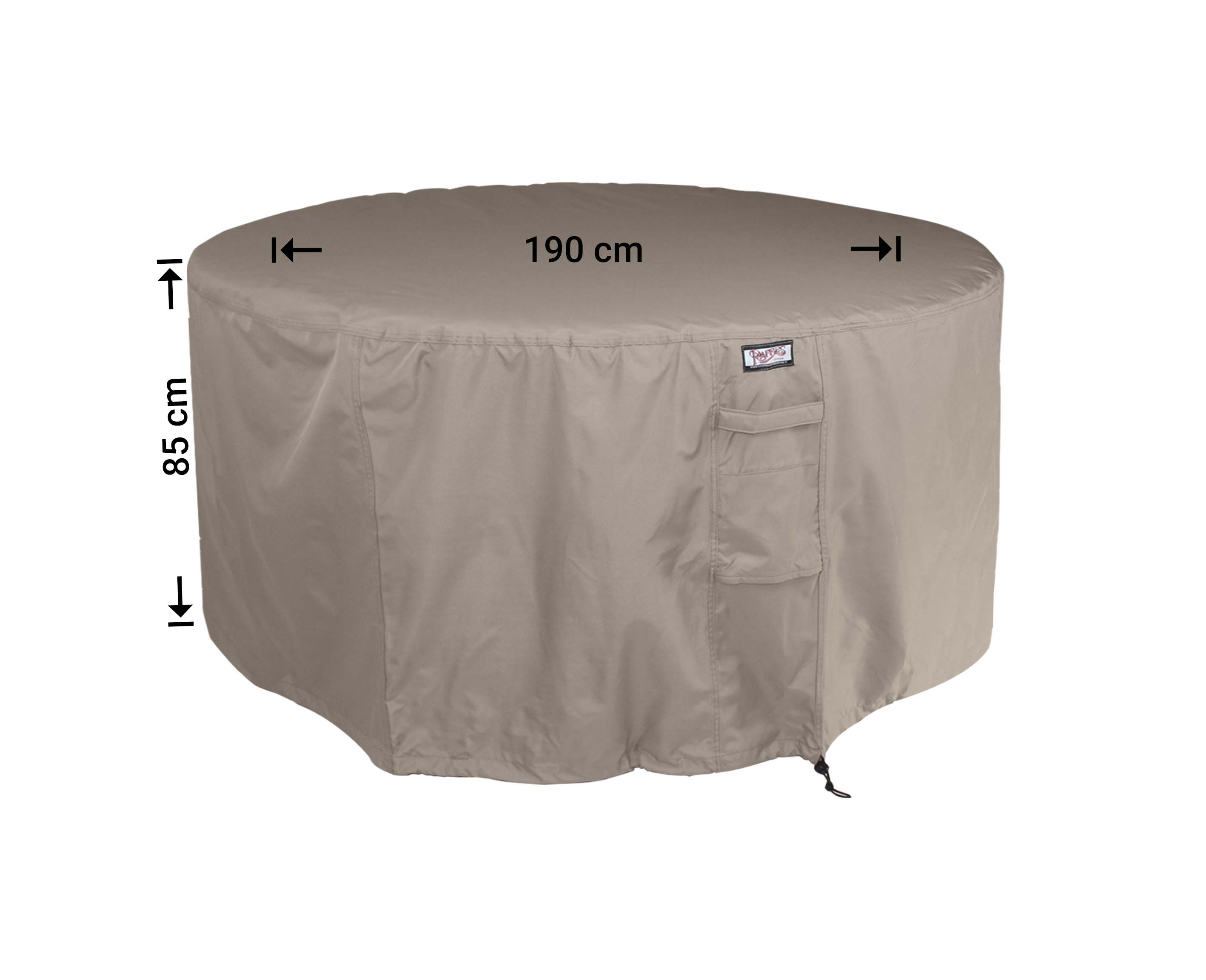 RDSR190_8720726723763 Beschermhoes voor ronde tuinset Ø 190 H: 85 cm