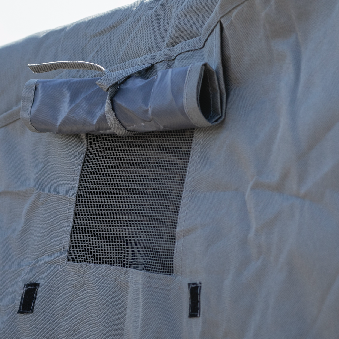 Strandkorfhoes 152 x 95 H: 165 / 140 cm deVries Classic XXL Strandkorfhoes 152 x 95 H: 165 / 140 cm deVries Classic XXL