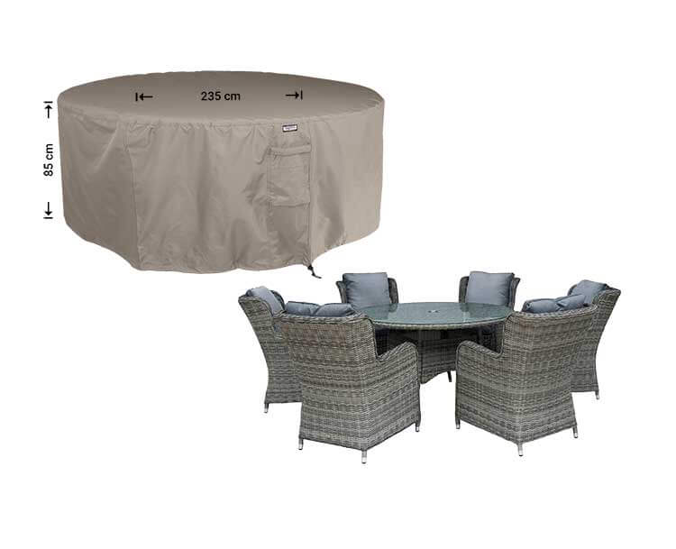 RDSR235-1Gm6L1AlJ7Aaob Ronde beschermhoes Ø: 235 cm & H: 85 cm