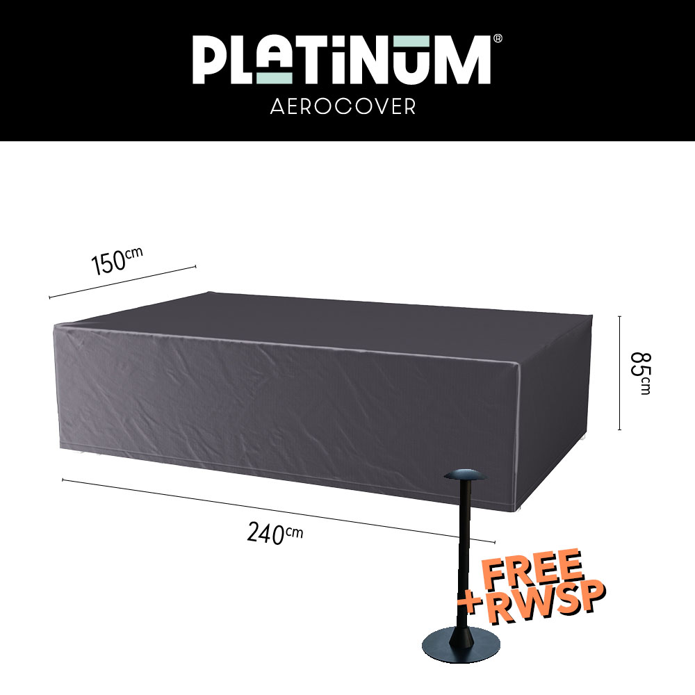 Beschermhoes voor tuinset 240 x 150 H: 85 cm Beschermhoes voor tuinset 240 x 150 H: 85 cm
