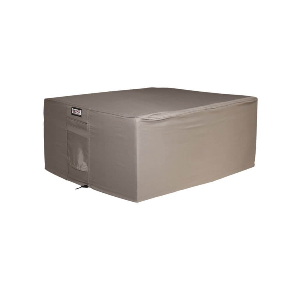 rfs8585-plaincdhXZO92VoKz8 Afdekhoes voor hocker 90 x 70 H: 45 cm