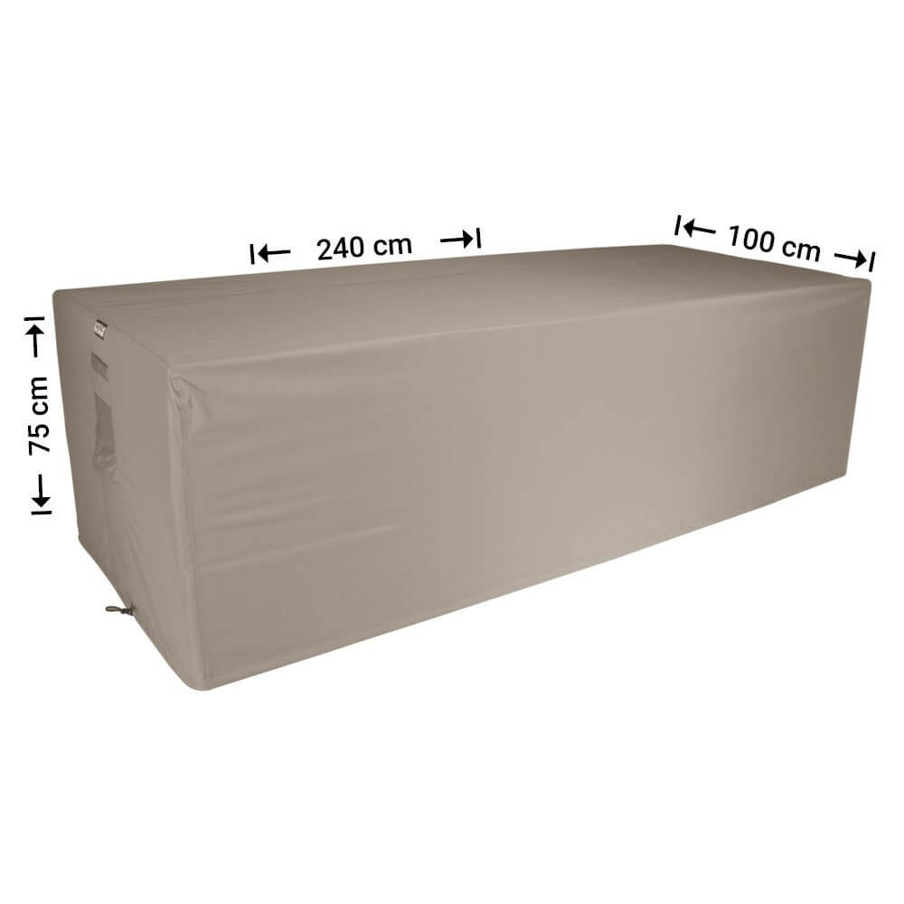 Beschermhoes loungebank 240 x 100 H: 75 cm