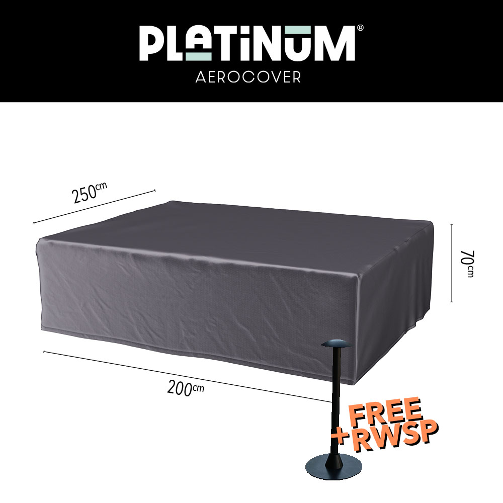 Rechthoekige hoes voor loungeset 250 x 200 H: 70 cm Rechthoekige hoes voor loungeset 250 x 200 H: 70 cm