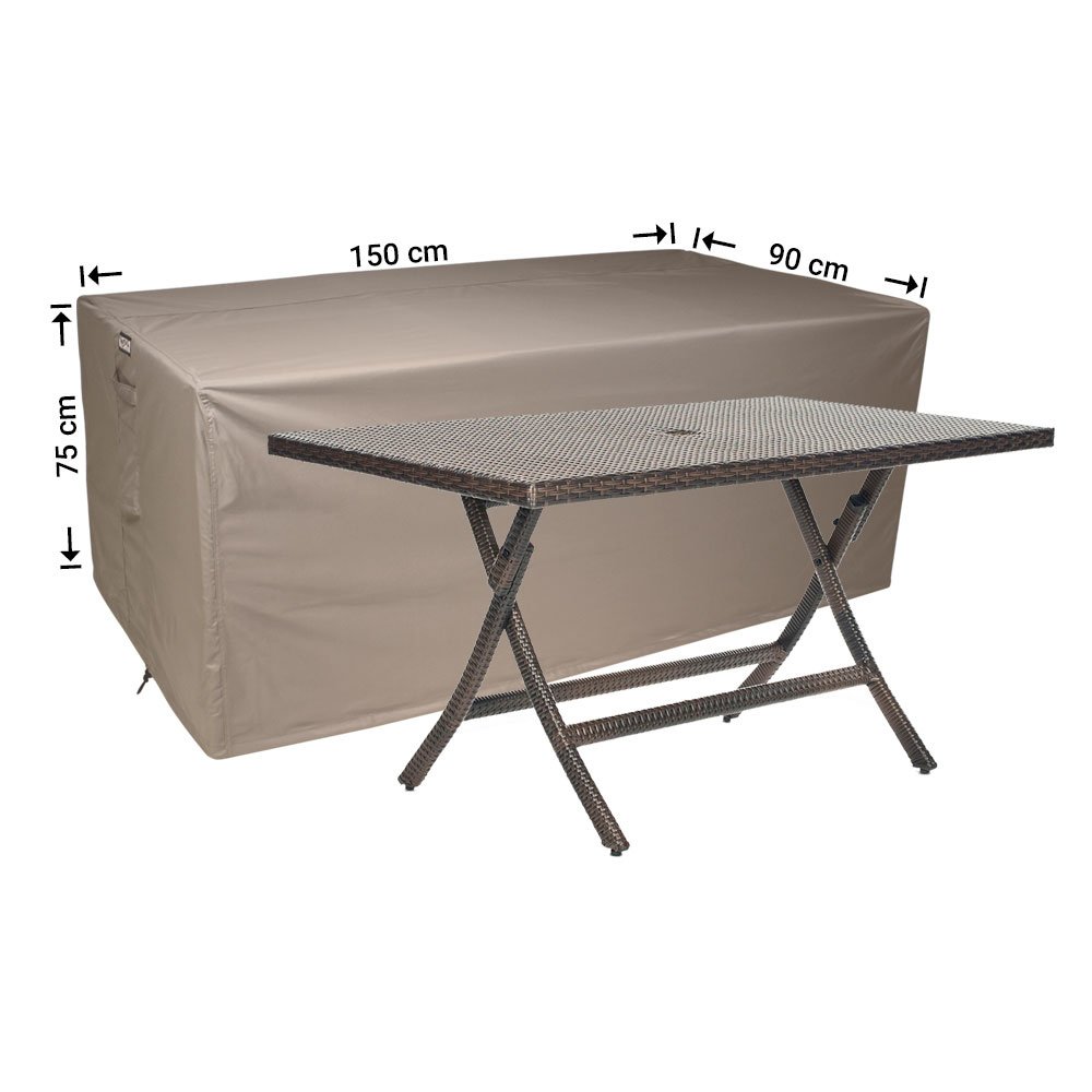 rt150-complete Tuintafel hoes 150 x 90 H:75 cm