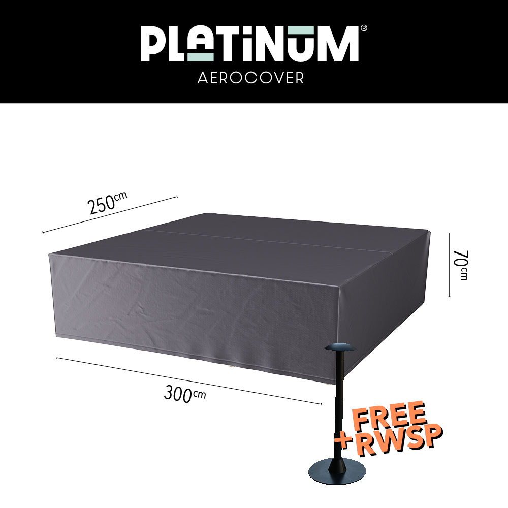 Beschermhoes loungemeubels 300 x 250 H: 70 cm Beschermhoes loungemeubels 300 x 250 H: 70 cm