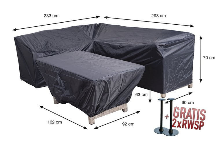 70856-hoes-voor-hoek-plus-tafelsQyIUpVWdyYOg Dining loungesethoes 293 x 233 x 90 H: 70 cm