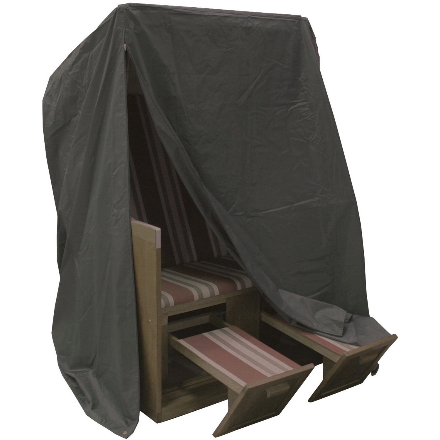 Hoes voor strandbank 128 x 105 H: 165 cm