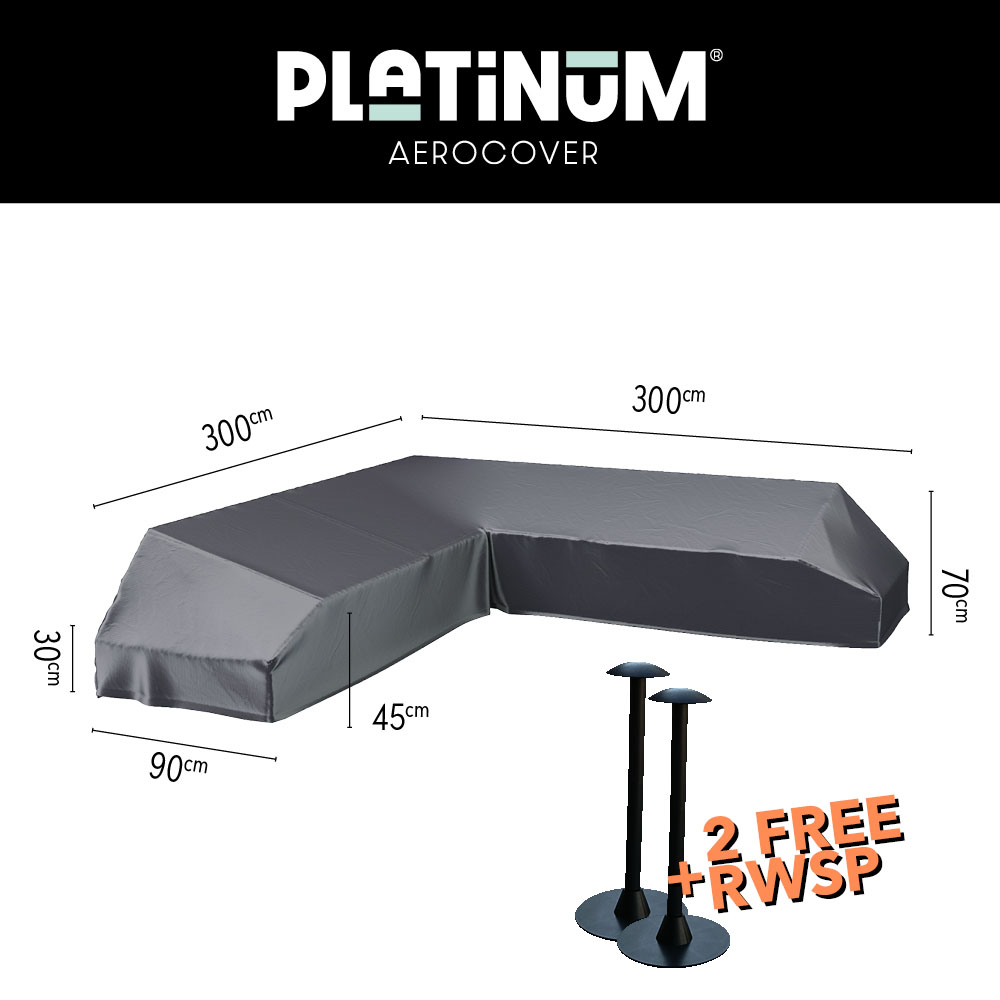 Hoes platformbank 300 x 300 x 90 H: 30/45/70 cm Hoes platformbank 300 x 300 x 90 H: 30/45/70 cm