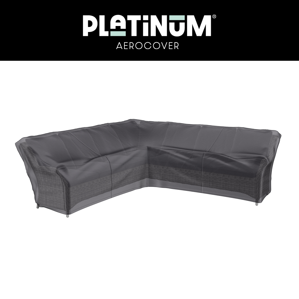 Hoes hoge loungeset 255 x 255 x 100 H: 90/65 cm