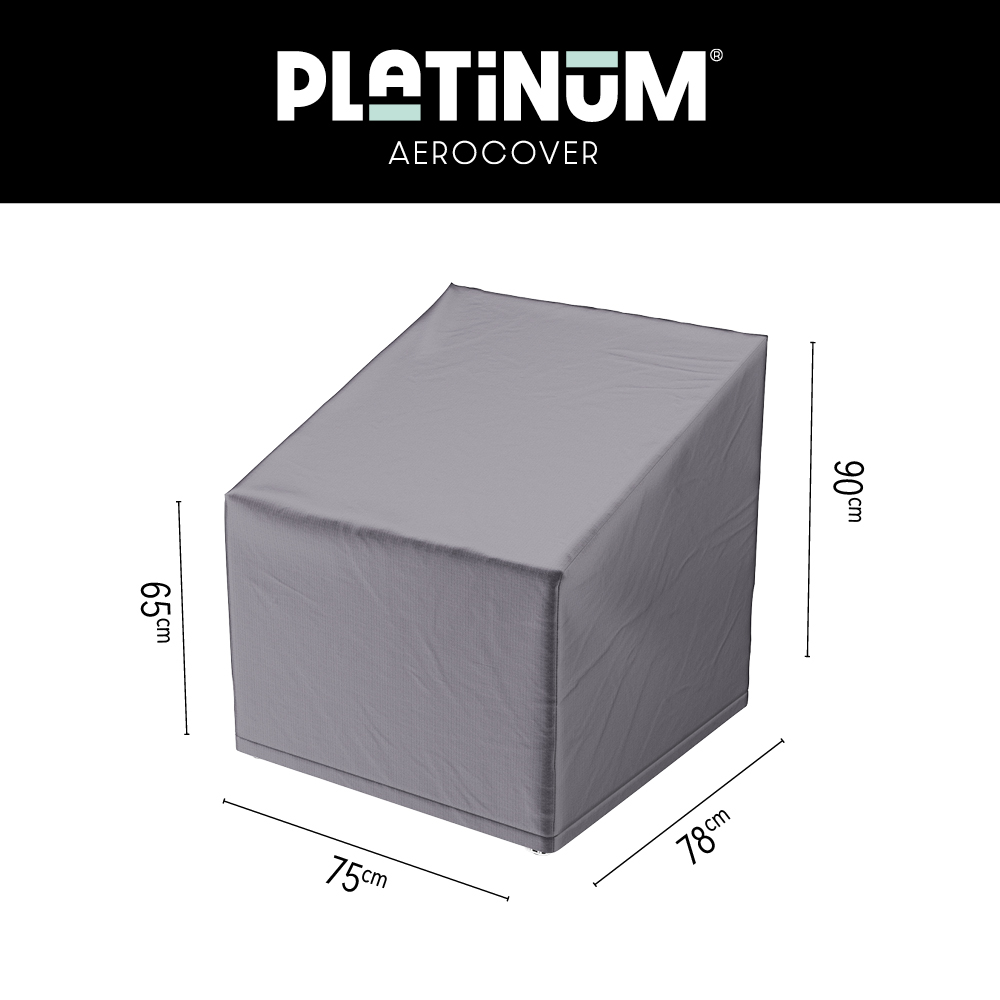 Beschermhoes voor tuinstoelen 75 x 78 H: 90 cm Beschermhoes voor tuinstoelen 75 x 78 H: 90 cm