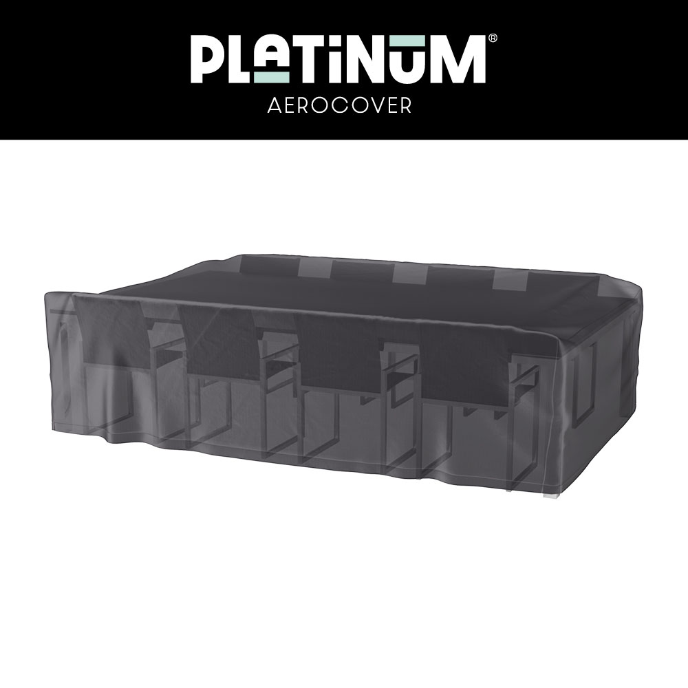 Hoes voor tafel met stoelen 280 x 150 H: 85 cm Hoes voor tafel met stoelen 280 x 150 H: 85 cm