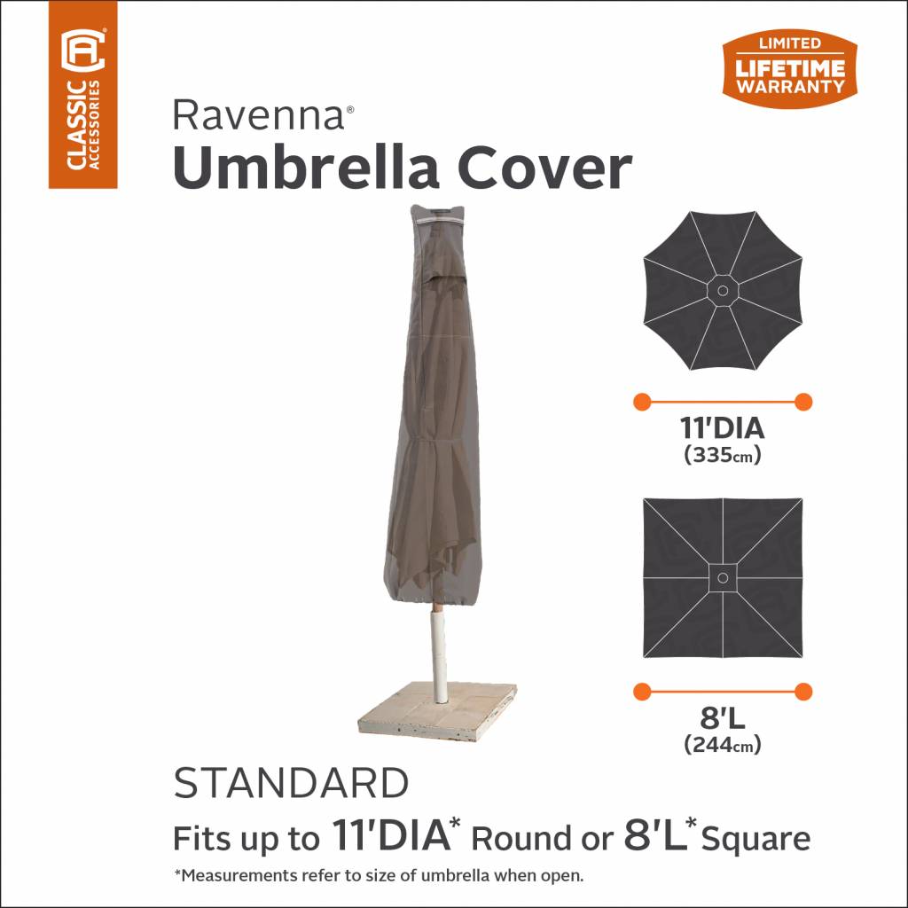 Ravenna standaard parasol hoes H: 185 cm