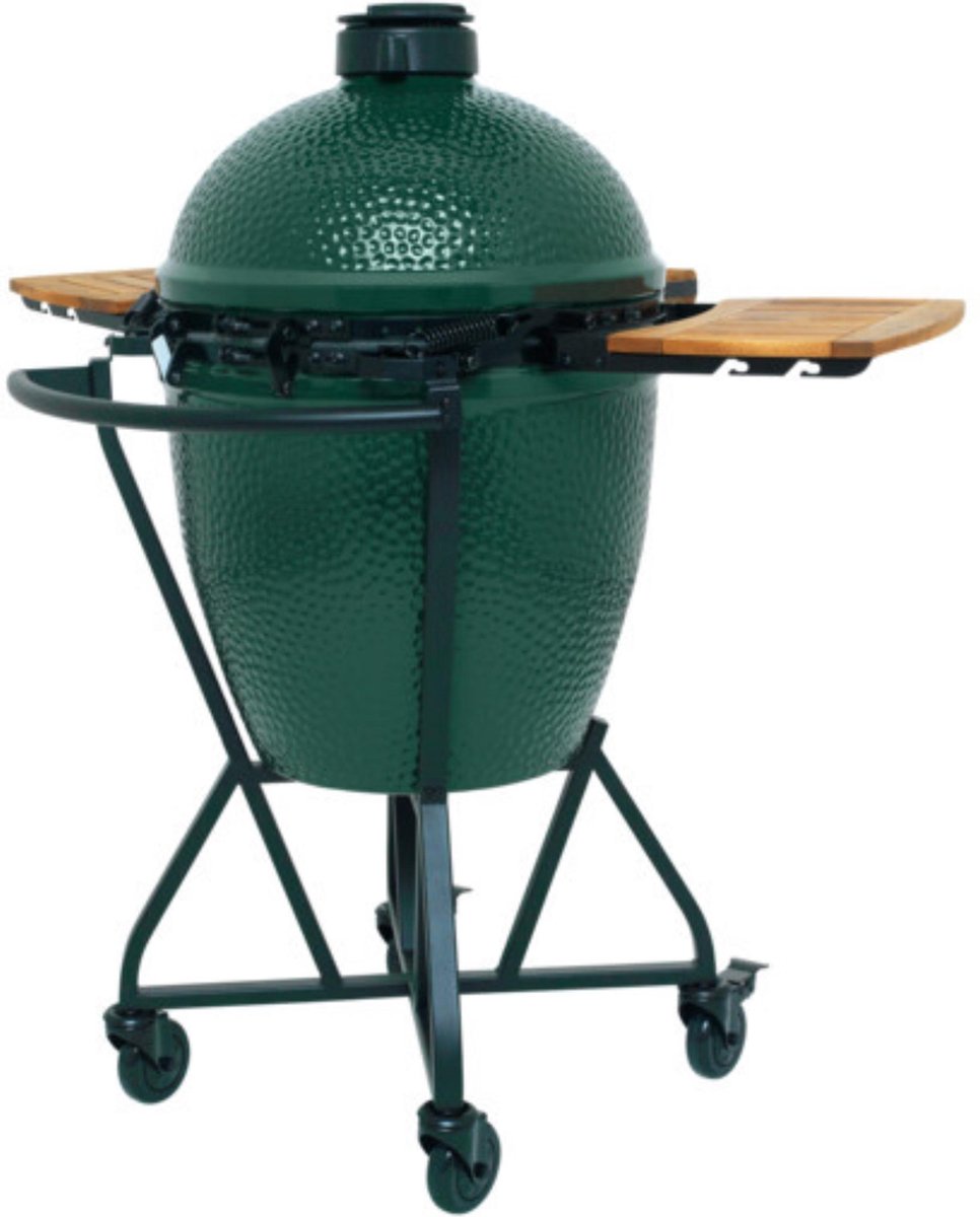 BGE-126528 bescherm hoes past over big green egg medium met handler en bladen