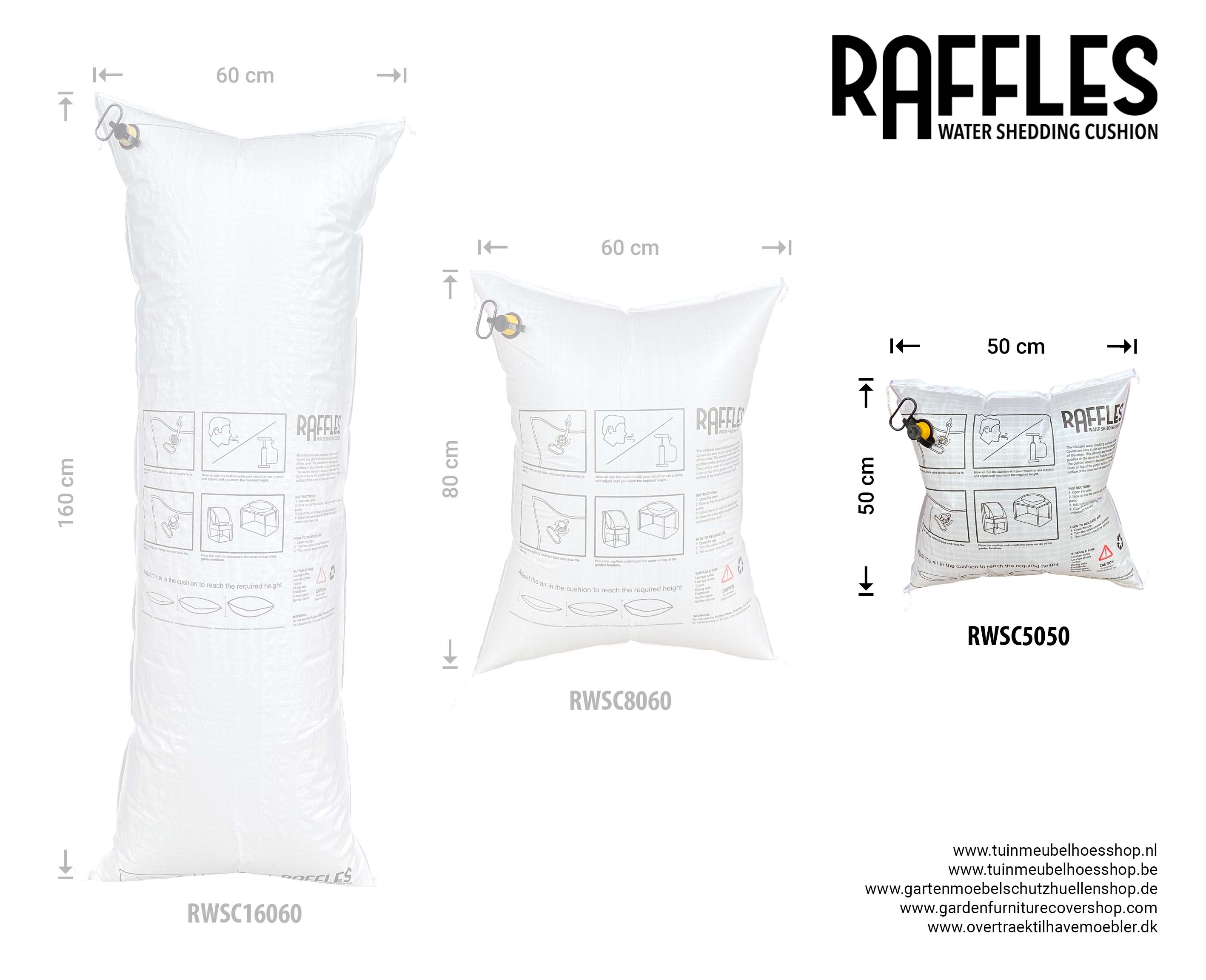 RWSC5050 Water Shedding Cushion 50 x 50 cm