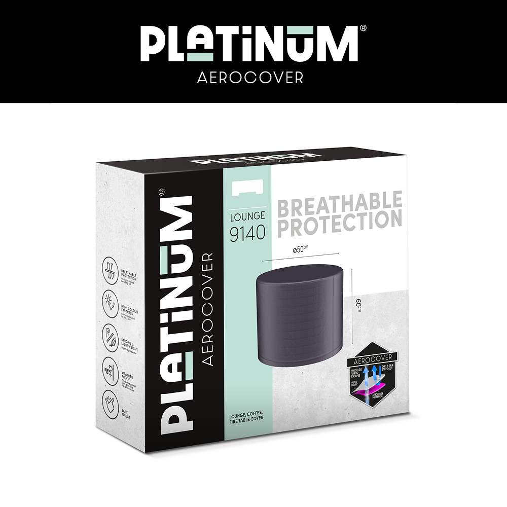 Hoes voor ronde vuurtafel Ø: 50 cm & H: 60 cm Hoes voor ronde vuurtafel Ø: 50 cm & H: 60 cm