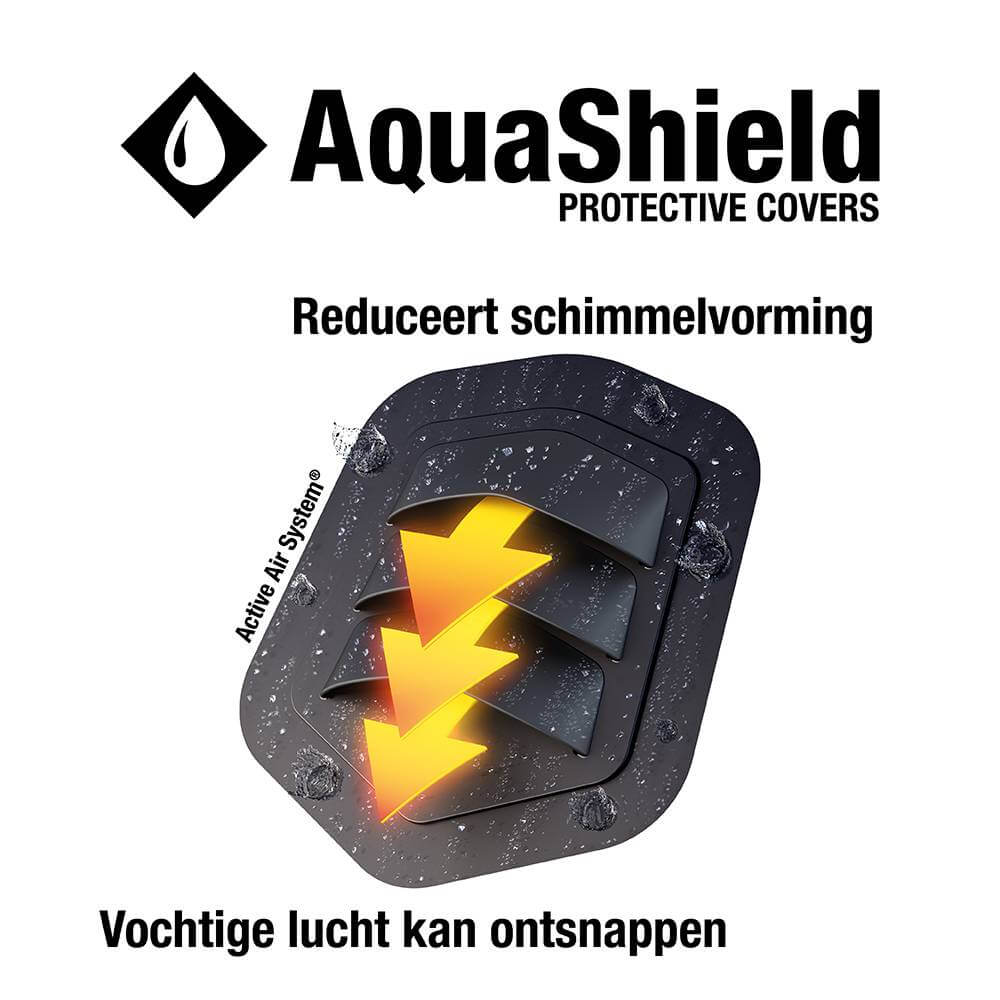 Gasheater, terrasverwarmer Ø: 90 / 60 cm & H: 220 cm