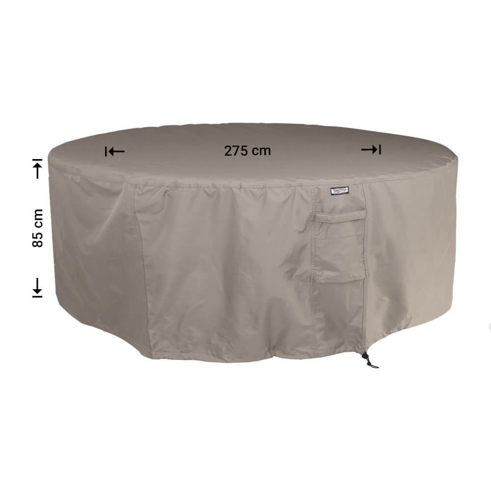 RDSR275coliIKex0JvEG Beschermhoes voor ronde tafel met stoelen Ø 275 H: 85 cm