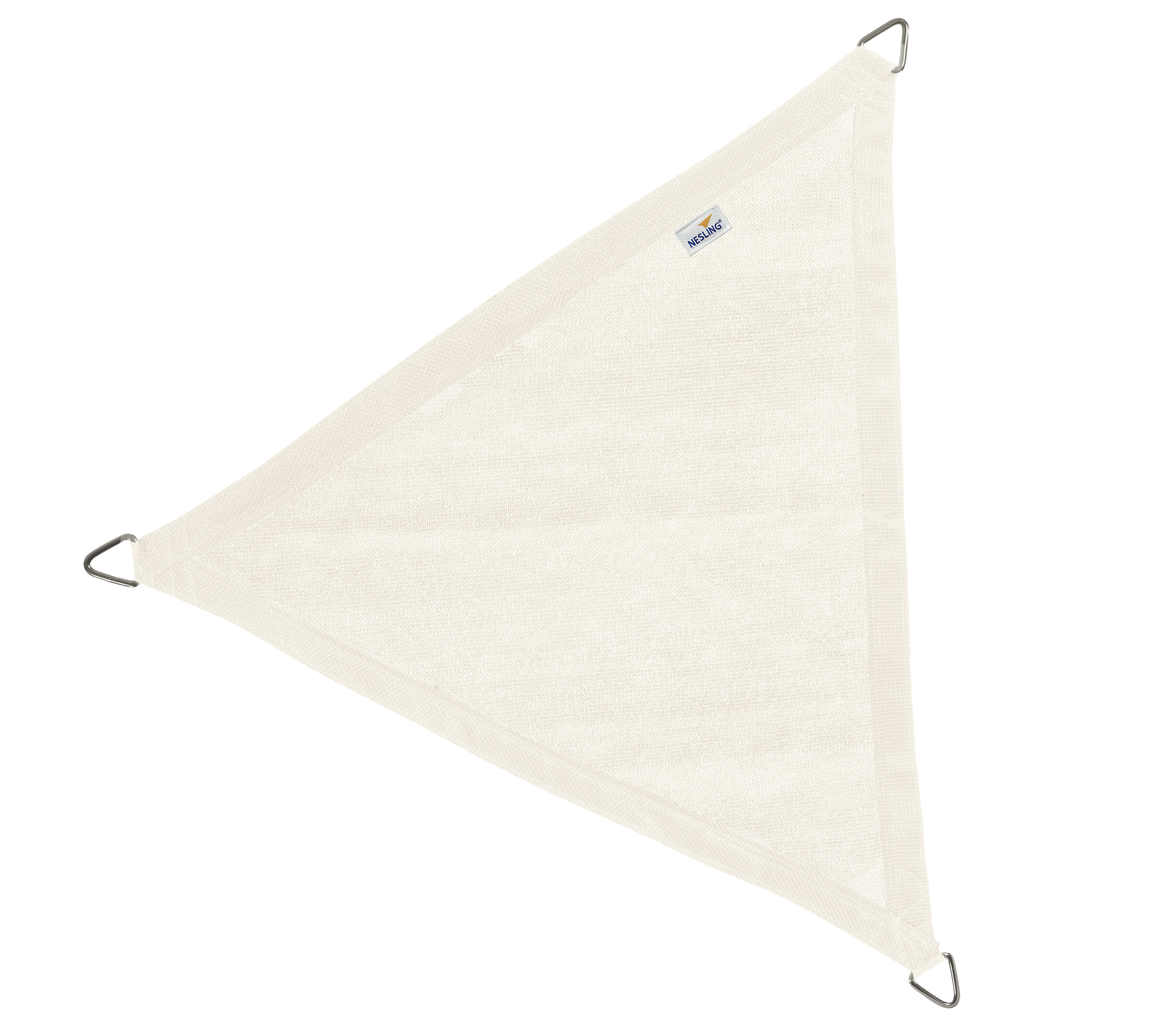 Driehoekig schaduwdoek Coolfit 5,0m - gebroken wit