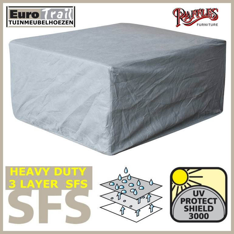 Loungestoelhoes 110 x 110 H: 85 cm