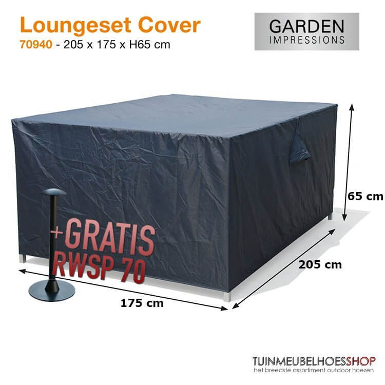 70940-hoes-lounge-set-200-205-x-175-cmBKBZ51YMo0EJX Garden Impressions cover loungeset, 205 x 175 cm H: 65 cm