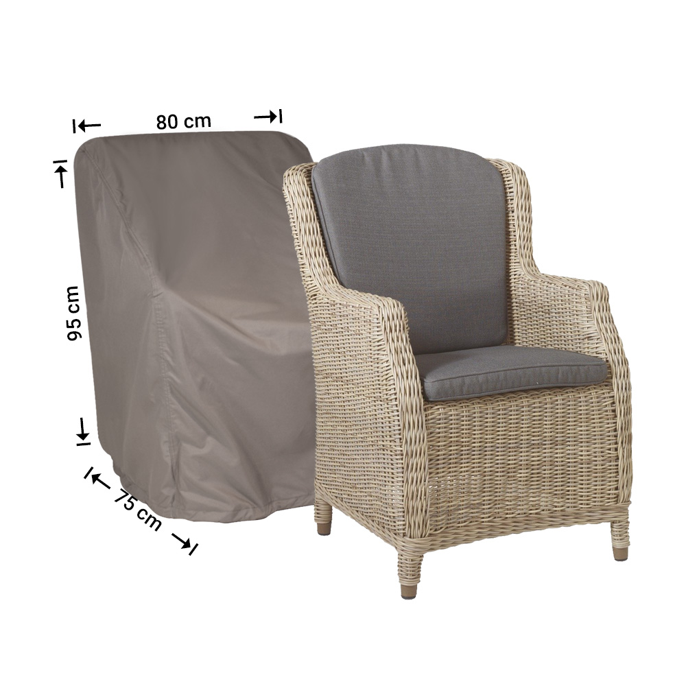 RTGC80-complete-brighton Hoes voor tuinstoel 80 x 75 H: 95/65 cm