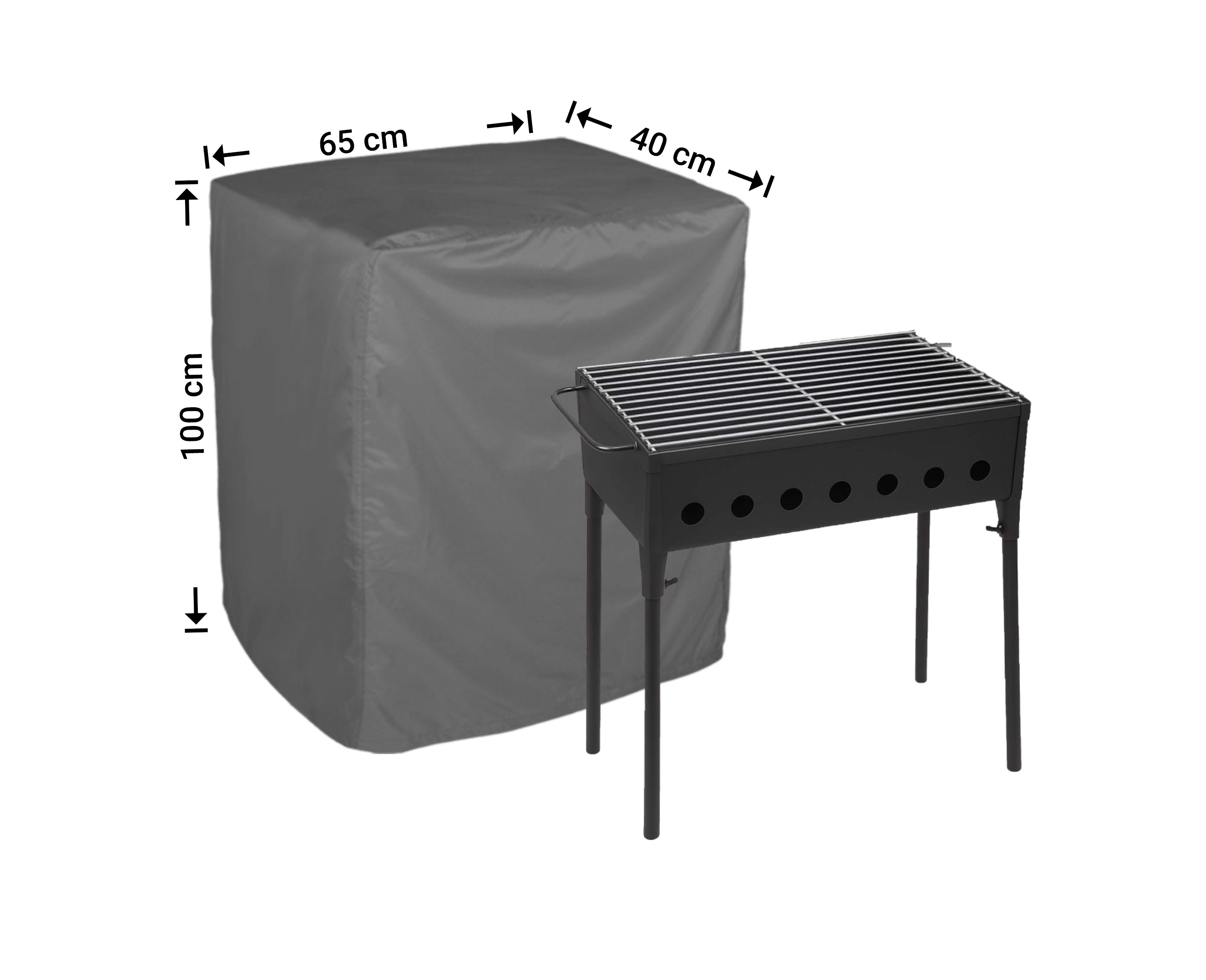 Cozze Abdeckung 130x66x114 für Tisch 2-türig & Ofen; Grill oder Plancha Cozze Abdeckung 130x66x114 für Tisch 2-türig & Ofen; Grill oder Plancha