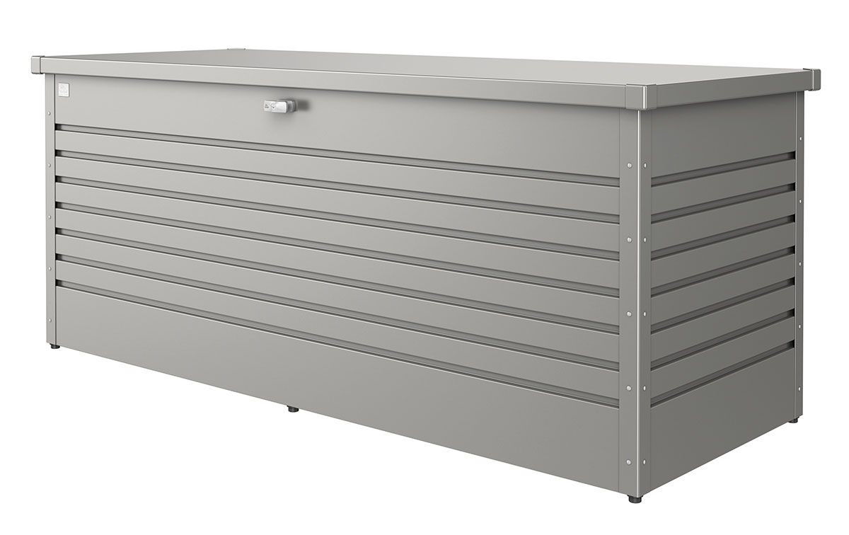 Hobbybox_kwartsgrijsmetallic_200 HobbyBox opbergkist voor tuinkussens