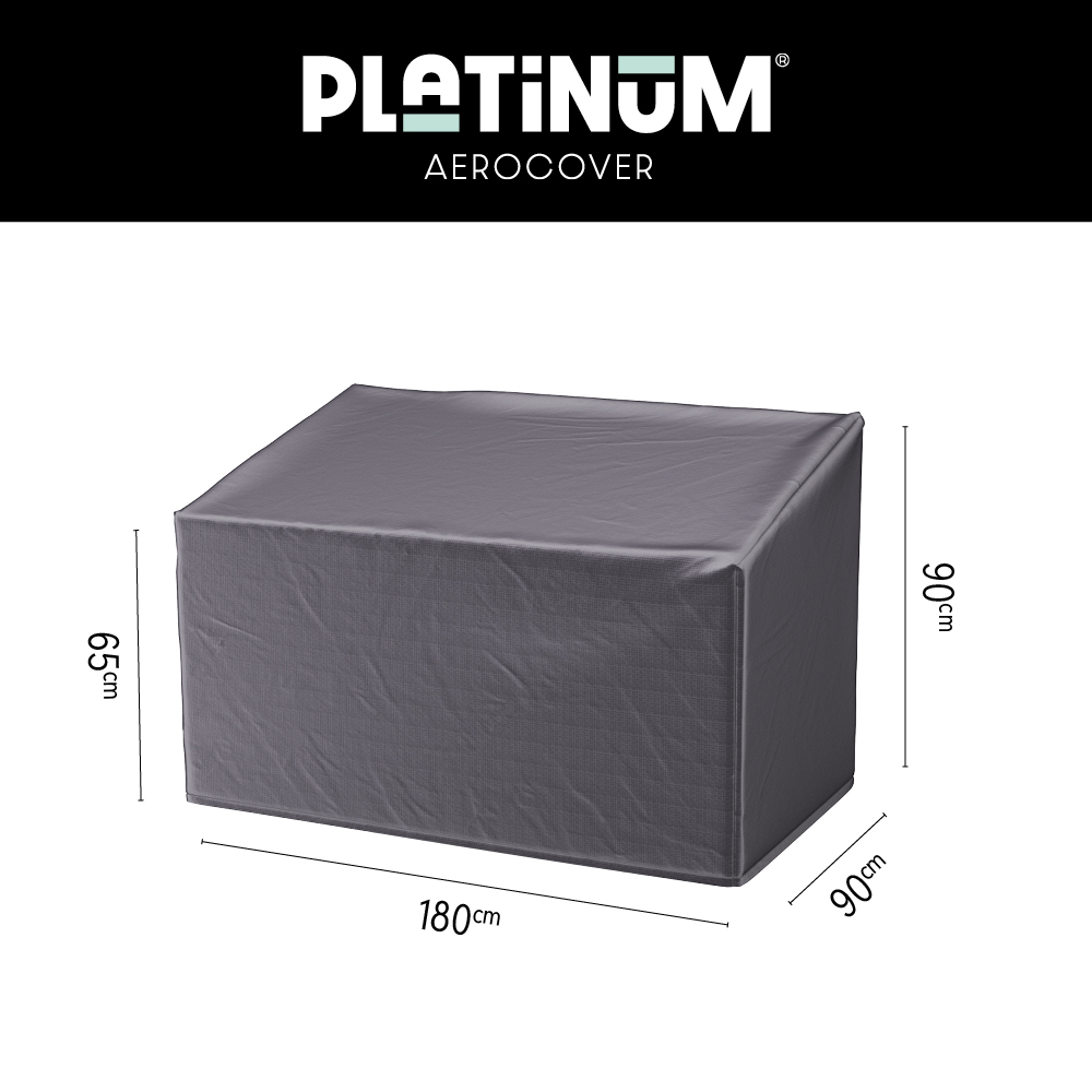 Loungebank afdekhoes 180 x 90 H: 65/90 cm Loungebank afdekhoes 180 x 90 H: 65/90 cm