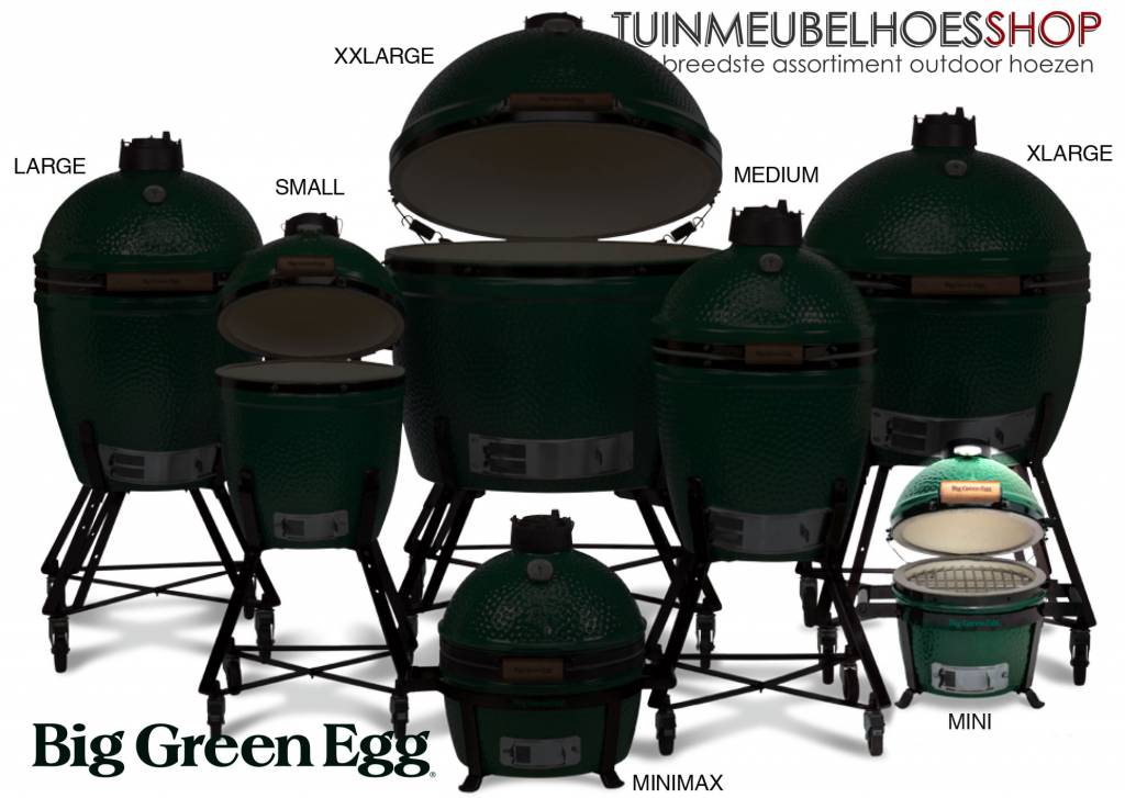 Hoes voor Big Green Egg Mini Ø: 50 cm & H: 50 cm