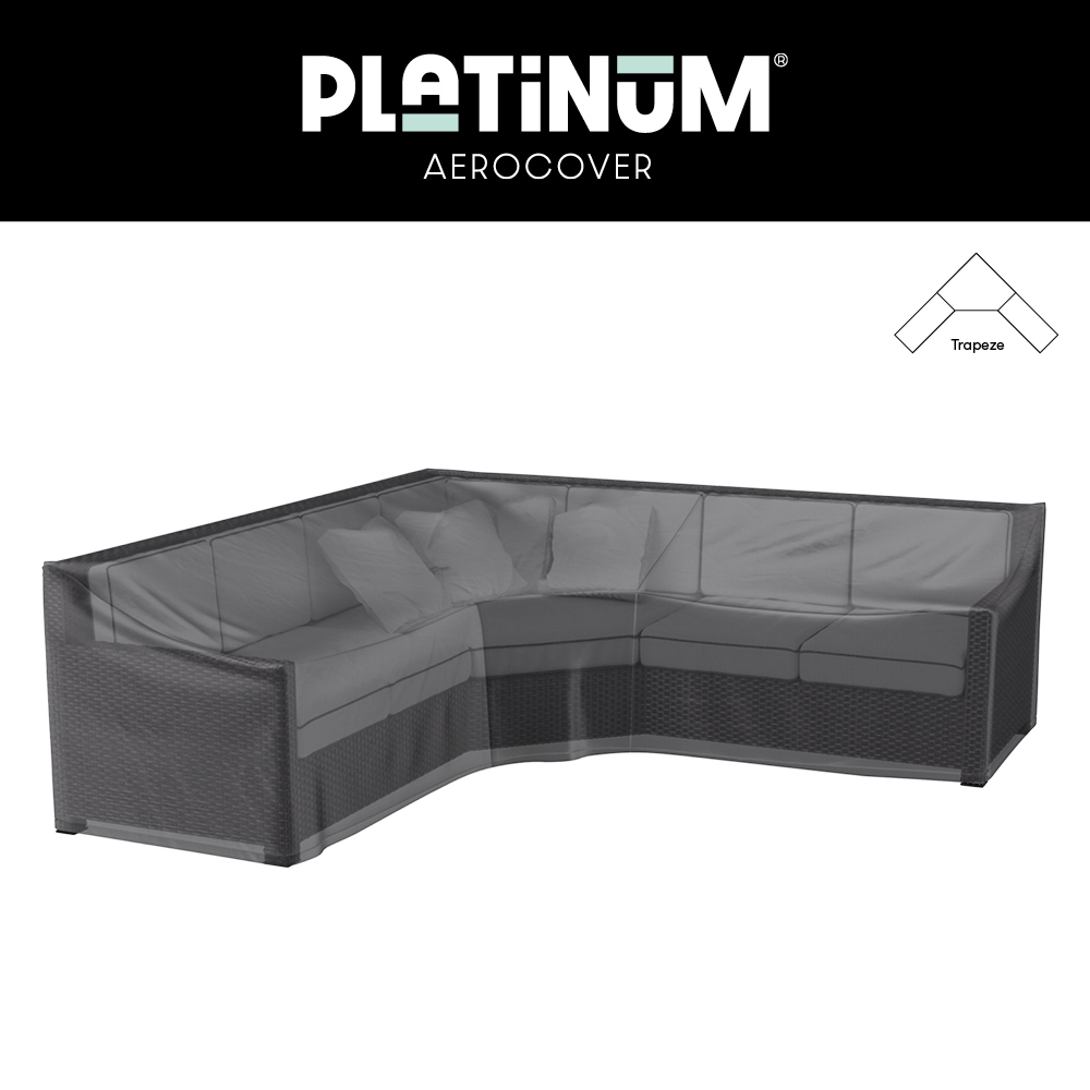 Hoes loungeset hoog 255 x 255 x 90 H: 90/65 cm