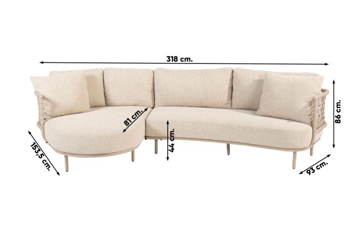 Premium Beschermhoes Sardinia Loungebank - 4 Seasons Outdoor - 4SO