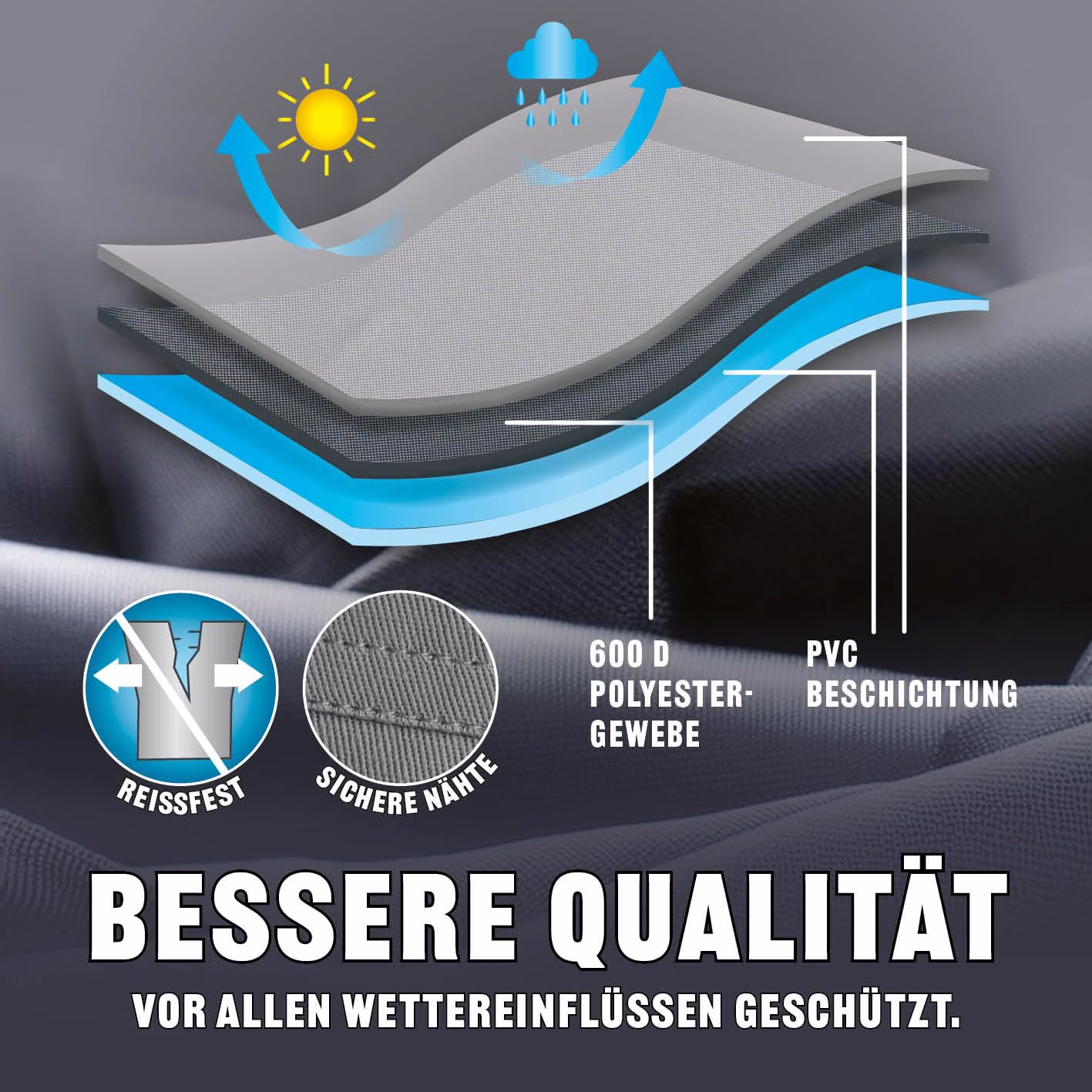 Bbq hoes 113 x 65 Hoog: 100 cm
