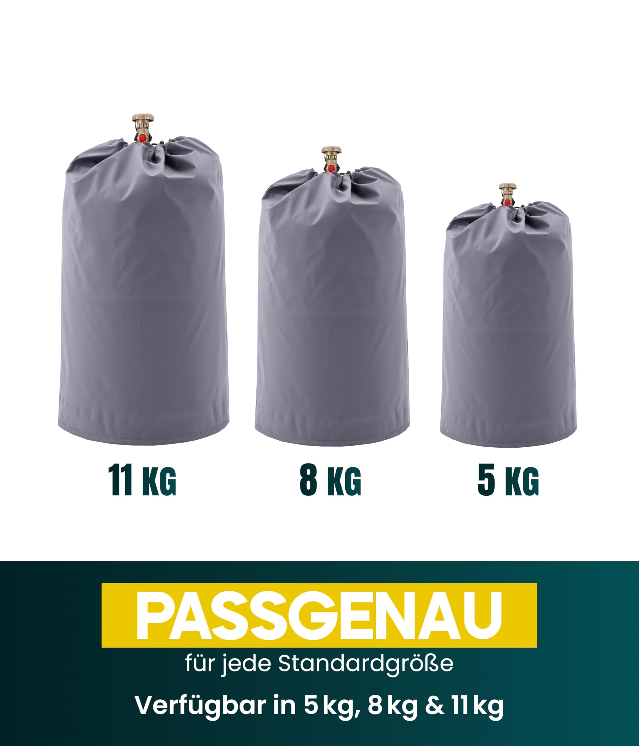 Hoes voor gasfles 5 kg Ø24 x H: 33 cm