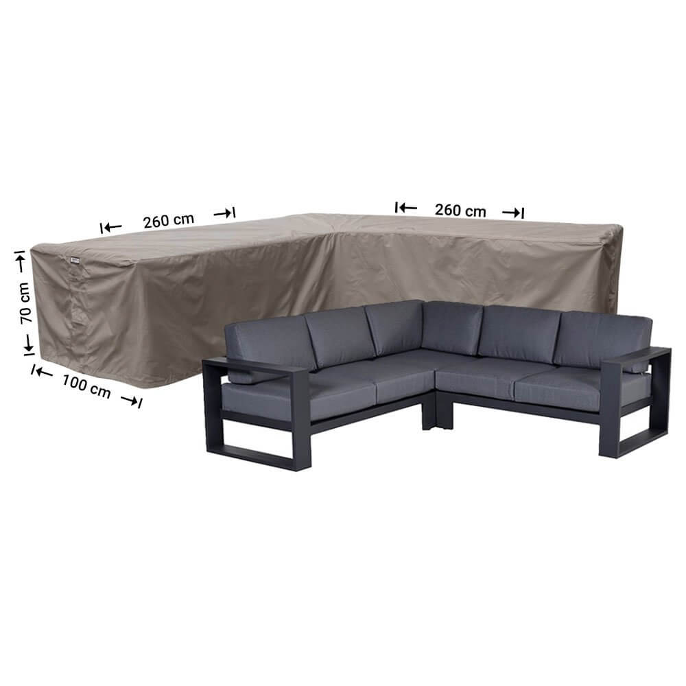 rhs260-complete9zcBZ5vlG29Eo Hoes voor hoekbank 260 x 260 x 100 H: 70 cm