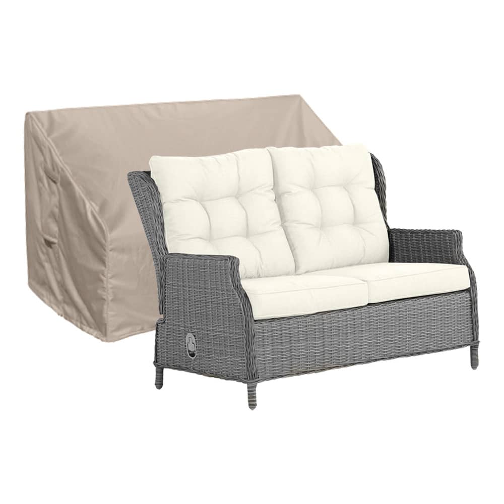 RADJB160-complete Hoes voor verstelbare loungebank 160 x 90 H: 115/65 cm