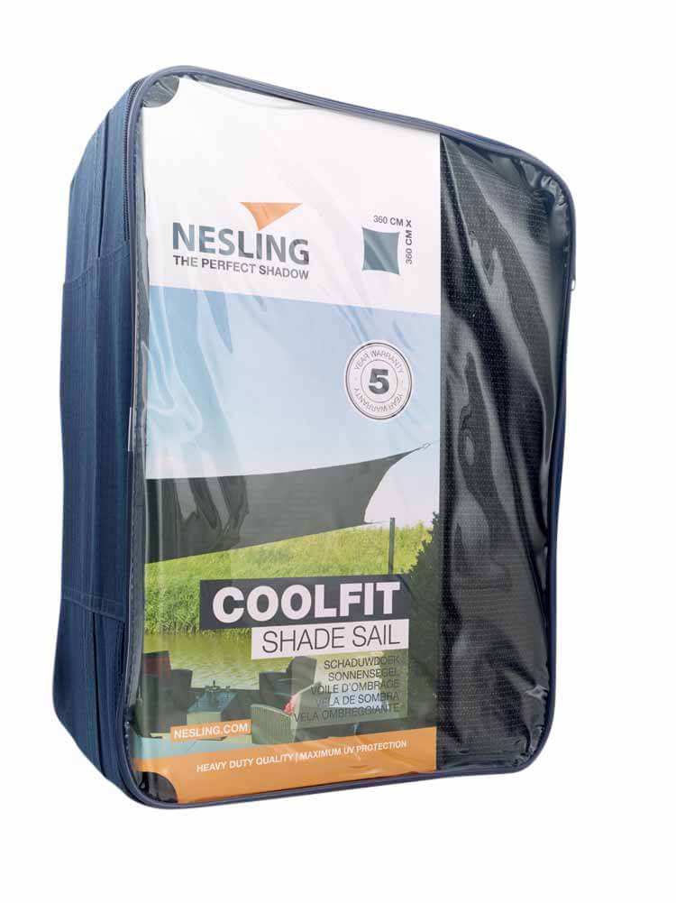 8717677463626-packaging Rechthoekig 4 x 3  schaduwdoek packaging  - zwart