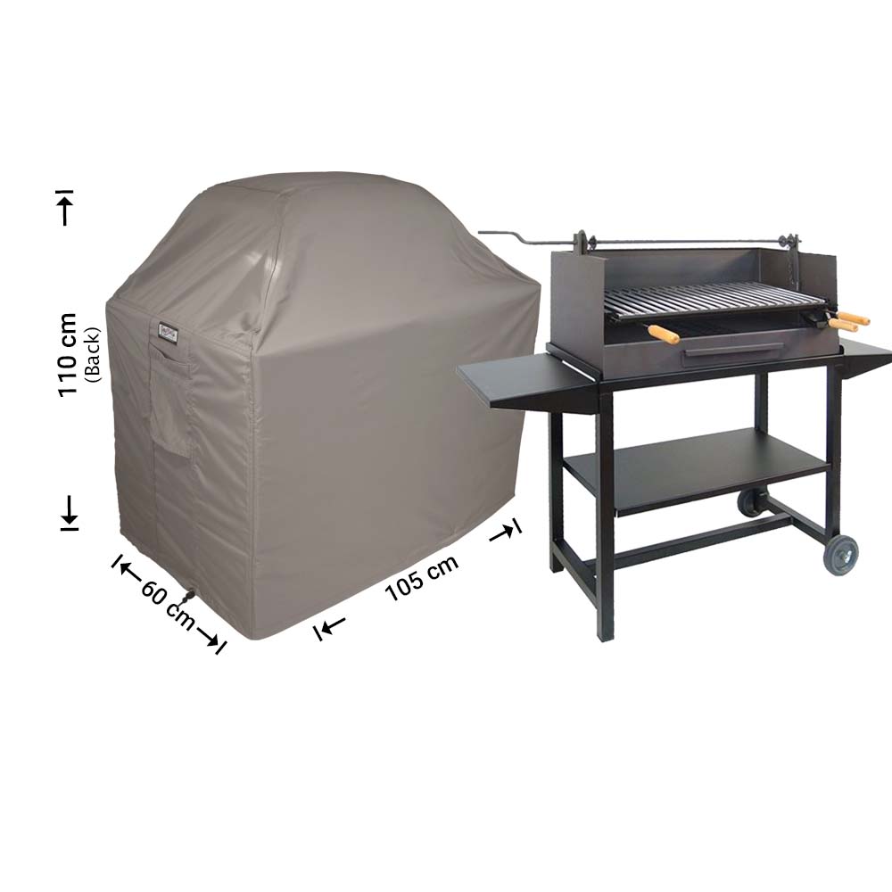 RBBQ105-complete Barbecue afdekhoes 105 x 60 H: 110/100 cm